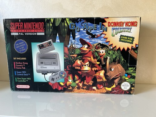 Nintendo snes pal donkey - donkey, kong