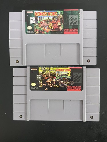 Snes donkey kong country - e, 2
