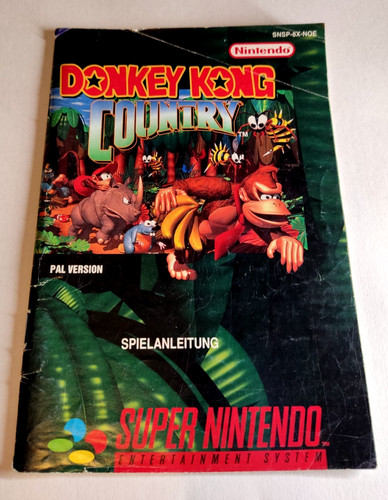 Snes donkey kong country - -,